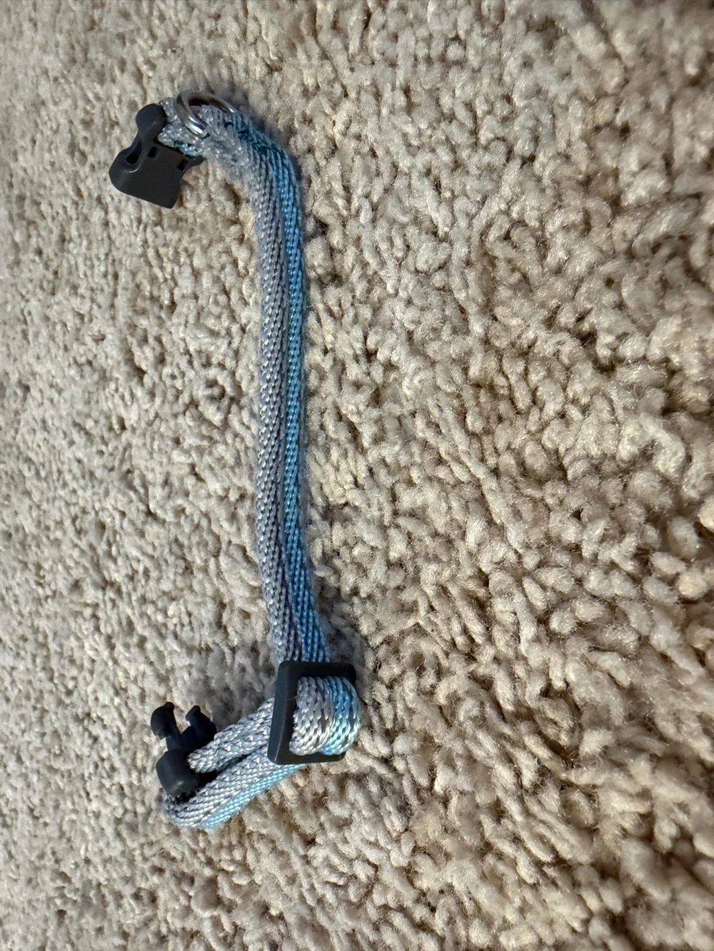 Boots & Barkley Braided Blue and Gray Adjustable Dog Collar
